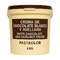 Witte chocolade en hazelnootcrème 3 kg - Pastkolor