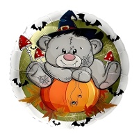 43 cm Halloween Teddybeer Ballon - Premioloon