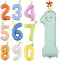 Leuke cijferballon 86 cm - 1 stuk