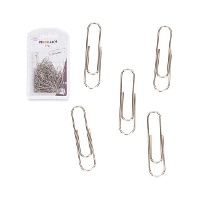 Zilverkleurige Middelgrote Clips - 90 Stuks