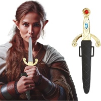 Middeleeuwse dolk met schede, 26 cm