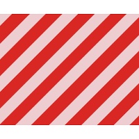 Inpakpapier met roze en rode strepen van 2 x 0,70 m - 1 stuk