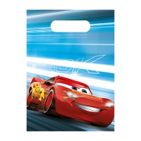 Blauwe Cars-cadeauzakjes - 6 stuks