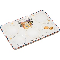 Houten dienblad van 29,5 x 19,5 cm voor Driekoningen