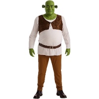 Groen oger kostuum voor mannen
