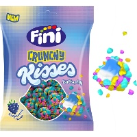Crunchy Kisses Butterfly met frambozensmaak - Fini - 75 g