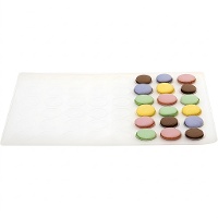 Siliconen bakmat voor macarons 30 x 40 cm - Decora - 48 holtes