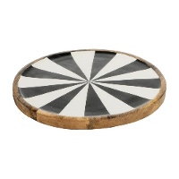 Opbergschaaltje Excellence zwart-wit