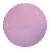 Taartbodem van 25 x 25 x 0,3 cm rond extra sterk - 1 stuk