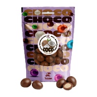 Chocolade bedekte kokosnoot - 200 gr