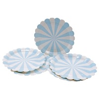 Ronde Sun Pastel Bordjes 23 cm - 6 stuks
