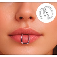 Dubbele nep-piercing