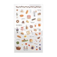 Ontbijt eten stickers - Dailylike - 1 vel