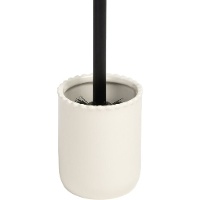 Elegante witte Verona wc-borstelhouder