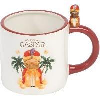 Mok 414 ml Koning Gaspar met figuurtje