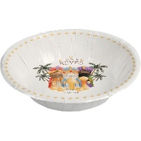 Schaaltjes met Driekoningendecoratie, 17,5 cm - 6 stuks
