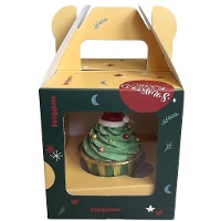 Doos voor 1 kerstcupcake