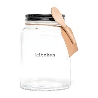 Pot van 0,9 L met lepel Kitchen