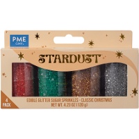Eetbare glitter kit met kerstmotieven van 120 gr - PME