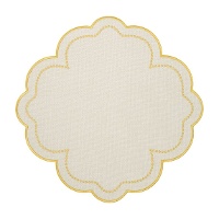 Elegante ronde placemat 38 cm - 1 stuk