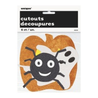 Halloween Decoratie met Glitters - Set van 6