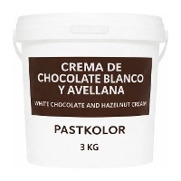 Witte chocolade en hazelnootcrème 3 kg - Pastkolor