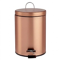 Metalen prullenbak voor de badkamer van 7 L