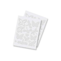 3D Schuimstickers van Vlinders - 2 Vellen