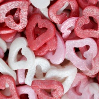 Holle hartjes-strooisel 60 g - Azucren