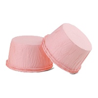 Kleurrijke gekrulde cupcake capsules van 5,5 cm - Decora - 25 stuks