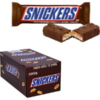 Snickers met melkchocolade en pinda's - 24 stuks