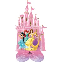 Opblaasbaar prinsessenkasteel met voet, 66 x 134 cm