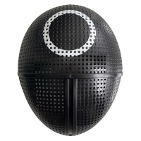 Zwarte cirkel supervisor masker