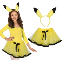 Pikachu-set met diadeem en tutu