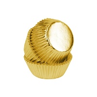Cupcakevormpjes 3,3 cm metallic - PME - 45 stuks