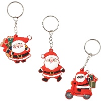 Kerstman-sleutelhanger - 1 stuk