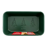 Metalen navidad-plumcakevorm van 24 x 14 x 6,5 cm - Decora
