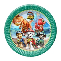 PAW Patrol Dino Movie-borden van 23 cm - 8 stuks