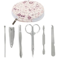 Rond Bloemen Manicureset - 7-delig