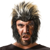 Weerwolfpruik en bakkebaarden