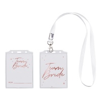 Lanyard van Team Bride - 4 stuks
