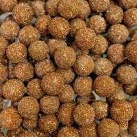 Sprinkles van gouden suikerballen met glitter, 60 gr - Azucren