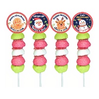 Kerstbrochette met spreuk van 60 gr - 1 stuk