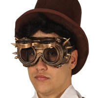 Steampunk bril met spikes
