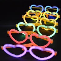 Assortiment Hartvormige Lichtgevende Brillen - 1 Stuk