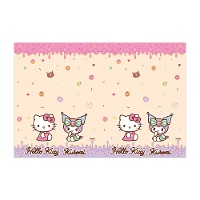 Tafelkleed Hello Kitty en Kuromi 120 x 180 cm