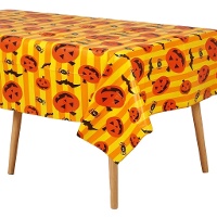 Halloween Tafelkleed met Pompoenen - 1,30 x 1,75 m