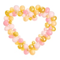 Ballonslinger Hart van 1,5 m - PartyDeco