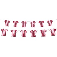 Slinger met rood-witte Atlético de Madrid-shirtjes - 12 stuks