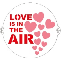 Stencil van Love 25 cm - Decora